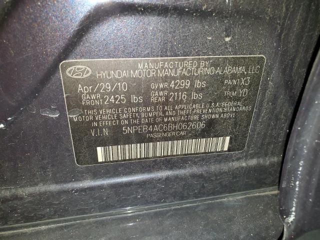 Photo 11 VIN: 5NPEB4AC6BH062606 - HYUNDAI SONATA 