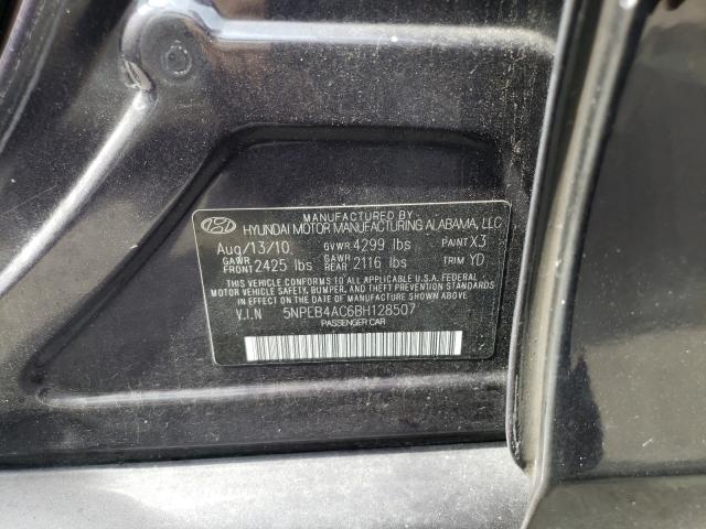 Photo 9 VIN: 5NPEB4AC6BH128507 - HYUNDAI SONATA GLS 