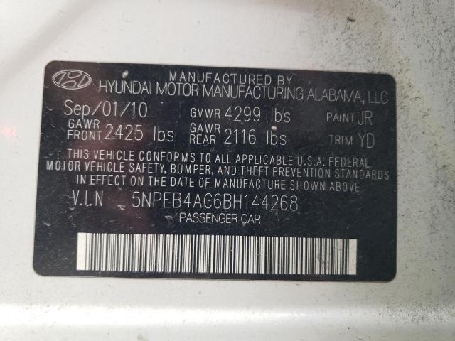 Photo 11 VIN: 5NPEB4AC6BH144268 - HYUNDAI SONATA 