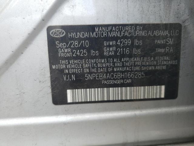 Photo 11 VIN: 5NPEB4AC6BH166285 - HYUNDAI SONATA GLS 