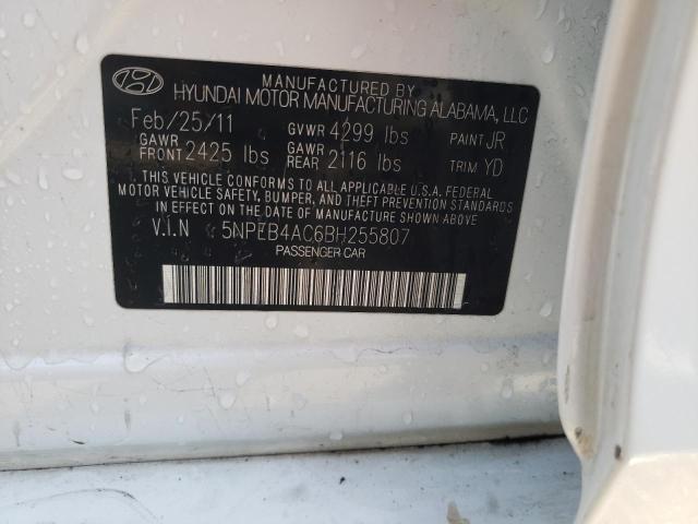 Photo 12 VIN: 5NPEB4AC6BH255807 - HYUNDAI SONATA GLS 