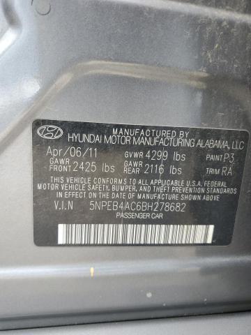 Photo 11 VIN: 5NPEB4AC6BH278682 - HYUNDAI SONATA 