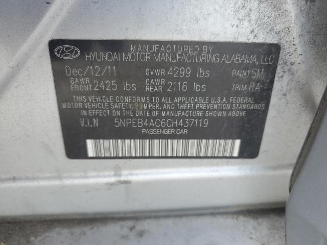 Photo 11 VIN: 5NPEB4AC6CH437119 - HYUNDAI SONATA GLS 