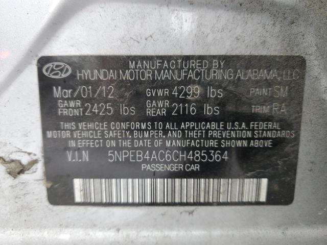 Photo 11 VIN: 5NPEB4AC6CH485364 - HYUNDAI SONATA 