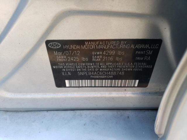 Photo 11 VIN: 5NPEB4AC6CH488748 - HYUNDAI SONATA GLS 