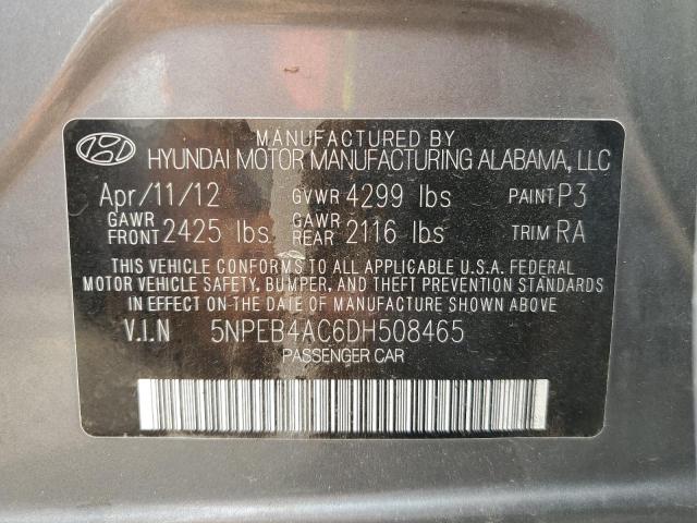 Photo 11 VIN: 5NPEB4AC6DH508465 - HYUNDAI SONATA GLS 