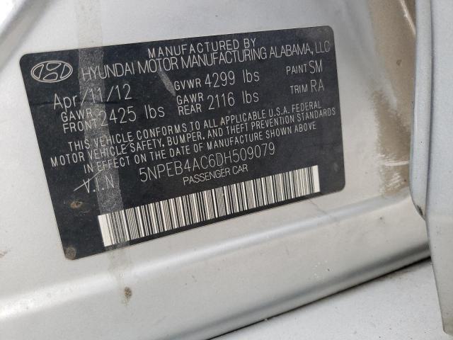 Photo 11 VIN: 5NPEB4AC6DH509079 - HYUNDAI SONATA 