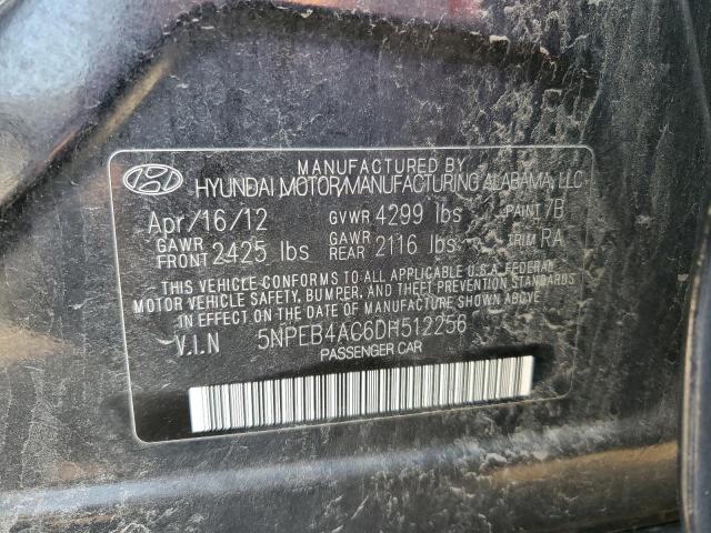 Photo 12 VIN: 5NPEB4AC6DH512256 - HYUNDAI SONATA GLS 