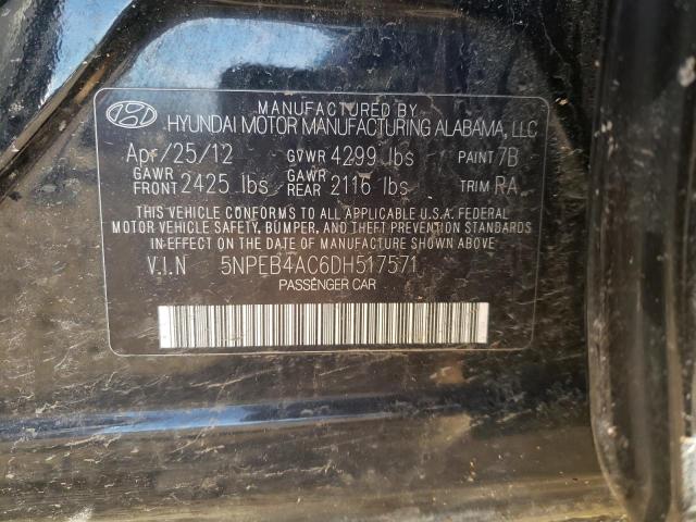 Photo 9 VIN: 5NPEB4AC6DH517571 - HYUNDAI SONATA GLS 