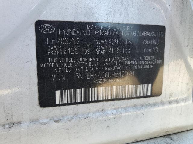 Photo 11 VIN: 5NPEB4AC6DH542079 - HYUNDAI SONATA 