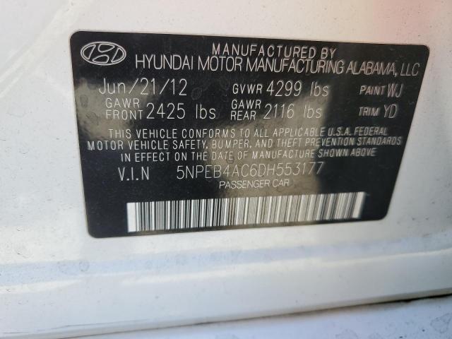 Photo 11 VIN: 5NPEB4AC6DH553177 - HYUNDAI SONATA GLS 