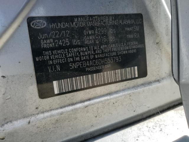 Photo 11 VIN: 5NPEB4AC6DH553793 - HYUNDAI SONATA GLS 