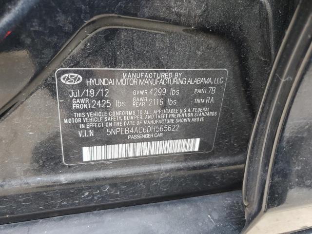 Photo 11 VIN: 5NPEB4AC6DH565622 - HYUNDAI SONATA GLS 