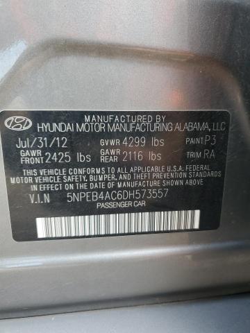 Photo 11 VIN: 5NPEB4AC6DH573557 - HYUNDAI SONATA 