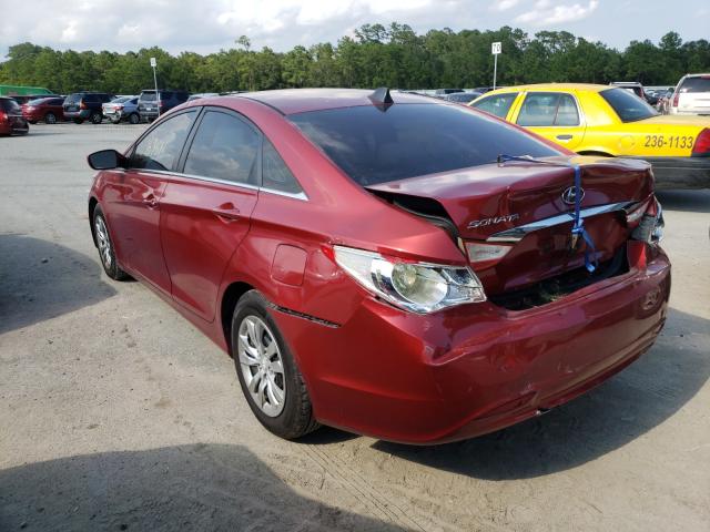 Photo 2 VIN: 5NPEB4AC6DH573610 - HYUNDAI SONATA GLS 