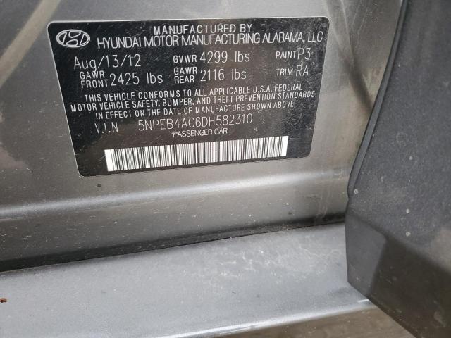 Photo 11 VIN: 5NPEB4AC6DH582310 - HYUNDAI SONATA GLS 