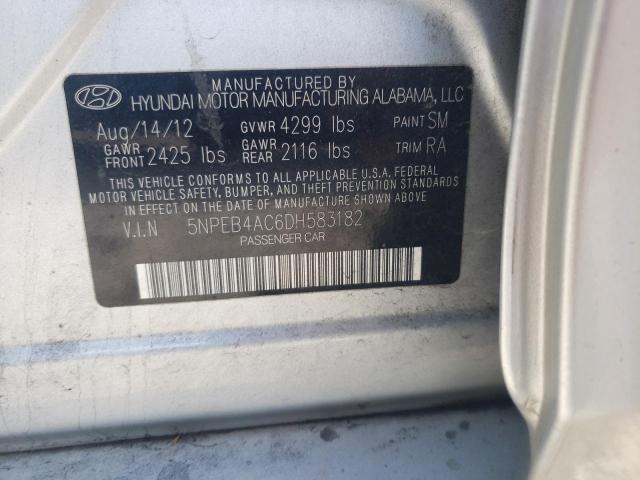 Photo 9 VIN: 5NPEB4AC6DH583182 - HYUNDAI SONATA 