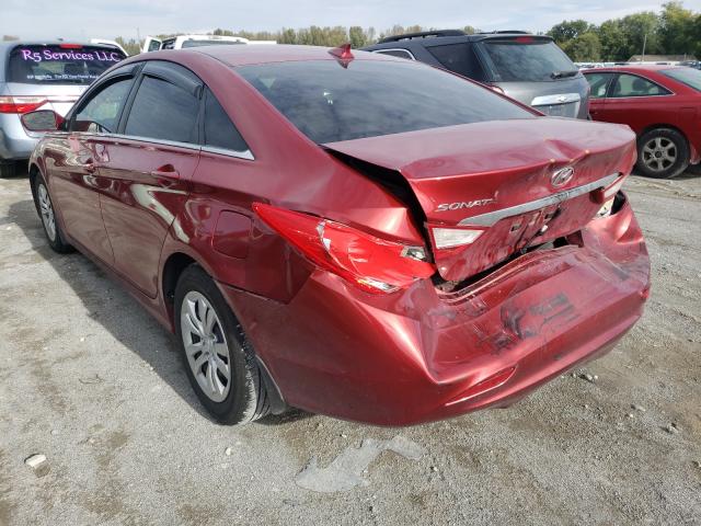 Photo 2 VIN: 5NPEB4AC6DH604368 - HYUNDAI SONATA GLS 