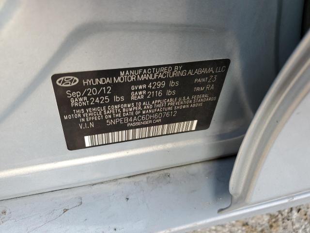 Photo 11 VIN: 5NPEB4AC6DH607612 - HYUNDAI SONATA GLS 