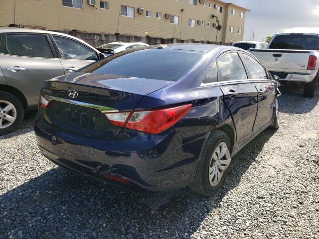 Photo 3 VIN: 5NPEB4AC6DH607769 - HYUNDAI SONATA GLS 