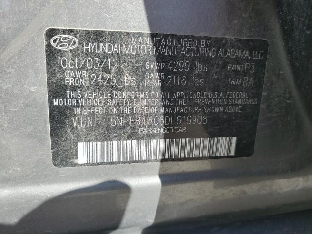 Photo 12 VIN: 5NPEB4AC6DH616908 - HYUNDAI SONATA GLS 