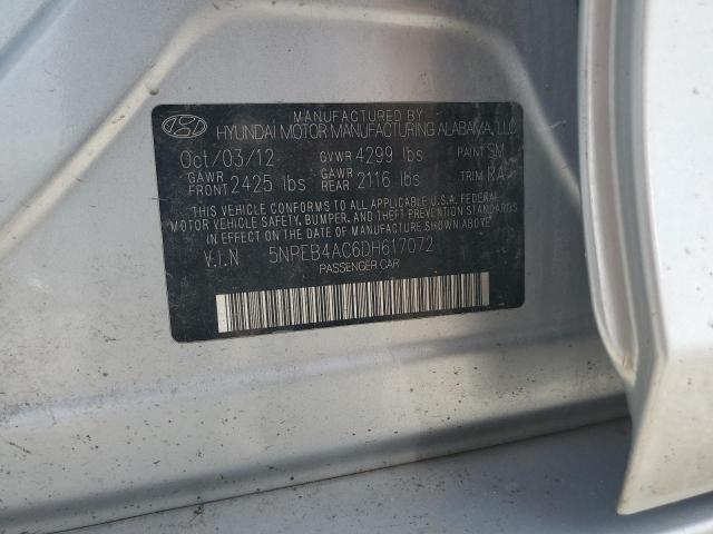 Photo 11 VIN: 5NPEB4AC6DH617072 - HYUNDAI SONATA 