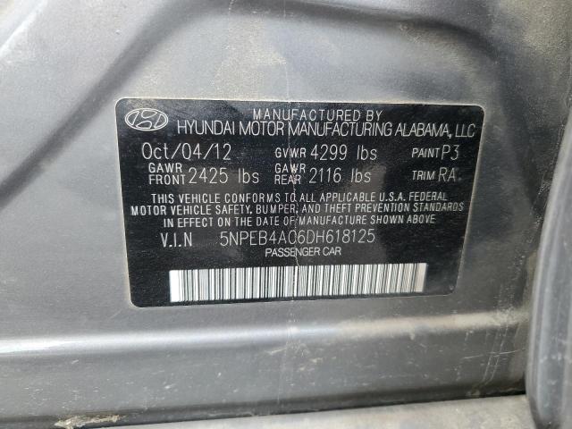 Photo 11 VIN: 5NPEB4AC6DH618125 - HYUNDAI SONATA 