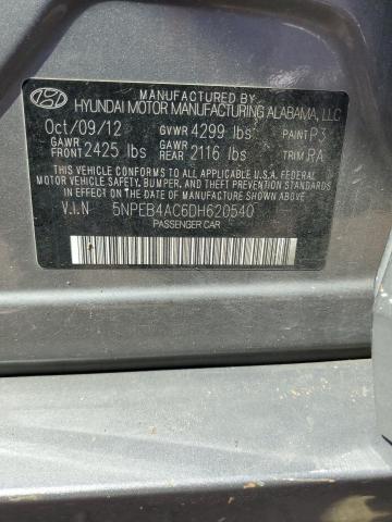 Photo 11 VIN: 5NPEB4AC6DH620540 - HYUNDAI SONATA GLS 