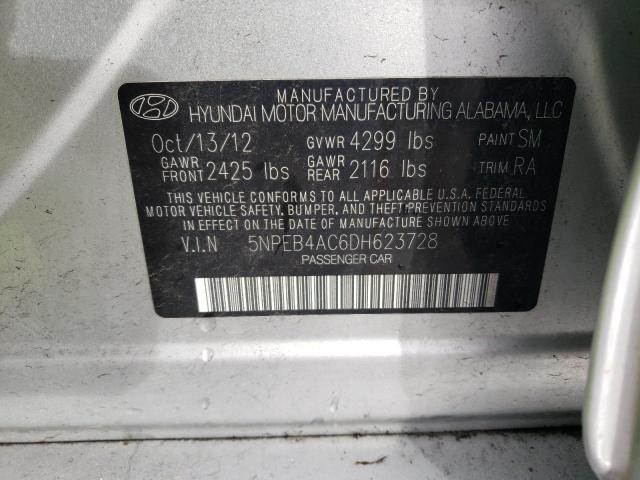 Photo 11 VIN: 5NPEB4AC6DH623728 - HYUNDAI SONATA GLS 