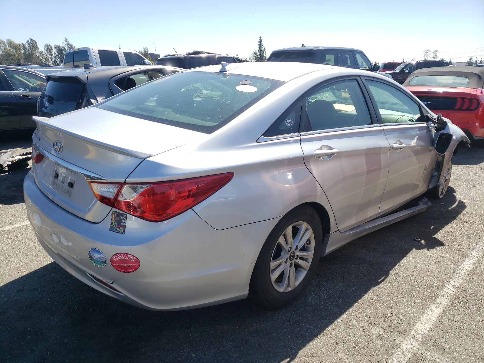 Photo 3 VIN: 5NPEB4AC6DH652646 - HYUNDAI SONATA GLS 