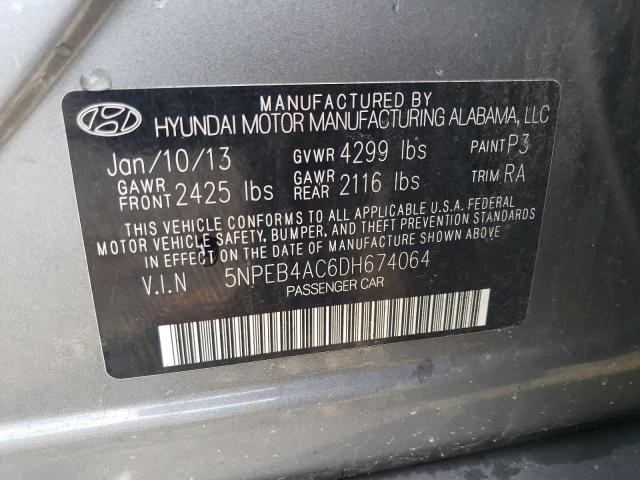 Photo 11 VIN: 5NPEB4AC6DH674064 - HYUNDAI SONATA GLS 