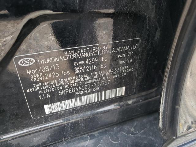 Photo 9 VIN: 5NPEB4AC6DH707757 - HYUNDAI SONATA GLS 