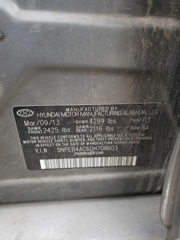 Photo 11 VIN: 5NPEB4AC6DH708603 - HYUNDAI SONATA GLS 