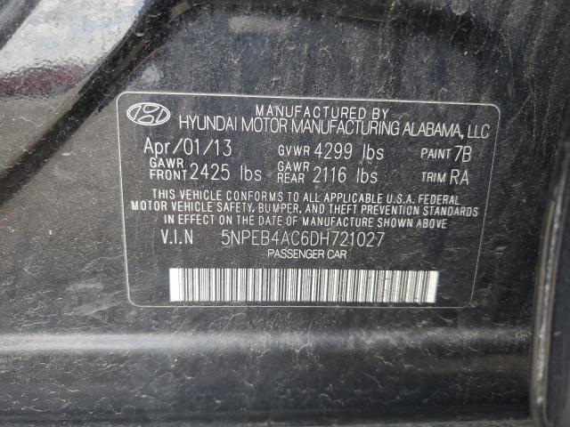 Photo 11 VIN: 5NPEB4AC6DH721027 - HYUNDAI SONATA 