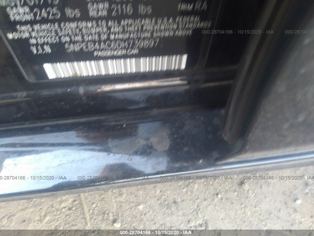 Photo 8 VIN: 5NPEB4AC6DH739897 - HYUNDAI SONATA 