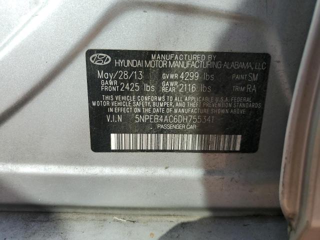 Photo 11 VIN: 5NPEB4AC6DH755341 - HYUNDAI SONATA 