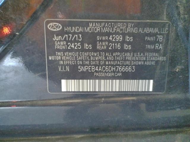 Photo 11 VIN: 5NPEB4AC6DH766663 - HYUNDAI SONATA GLS 