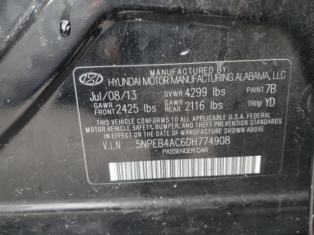 Photo 11 VIN: 5NPEB4AC6DH774908 - HYUNDAI SONATA GLS 