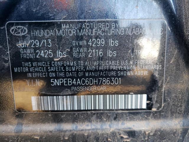 Photo 11 VIN: 5NPEB4AC6DH786301 - HYUNDAI SONATA 