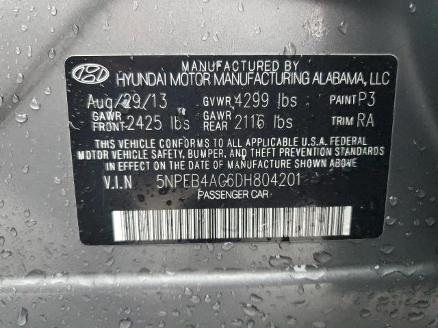 Photo 11 VIN: 5NPEB4AC6DH804201 - HYUNDAI SONATA 