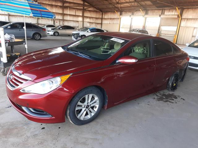 Photo 1 VIN: 5NPEB4AC6EH816446 - HYUNDAI SONATA GLS 