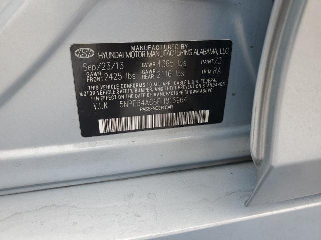 Photo 11 VIN: 5NPEB4AC6EH816964 - HYUNDAI SONATA GLS 