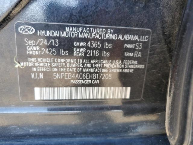 Photo 11 VIN: 5NPEB4AC6EH817208 - HYUNDAI SONATA 