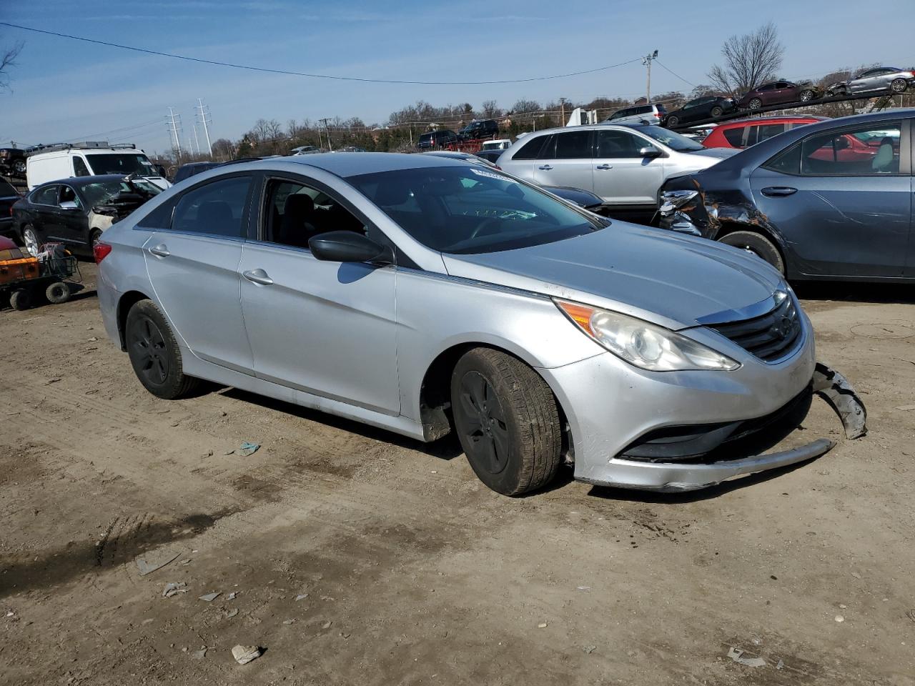 Photo 3 VIN: 5NPEB4AC6EH819718 - HYUNDAI SONATA 