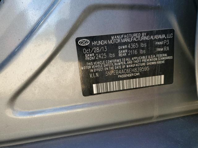 Photo 11 VIN: 5NPEB4AC6EH839595 - HYUNDAI SONATA GLS 