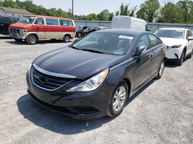 Photo 1 VIN: 5NPEB4AC6EH842884 - HYUNDAI SONATA GLS 