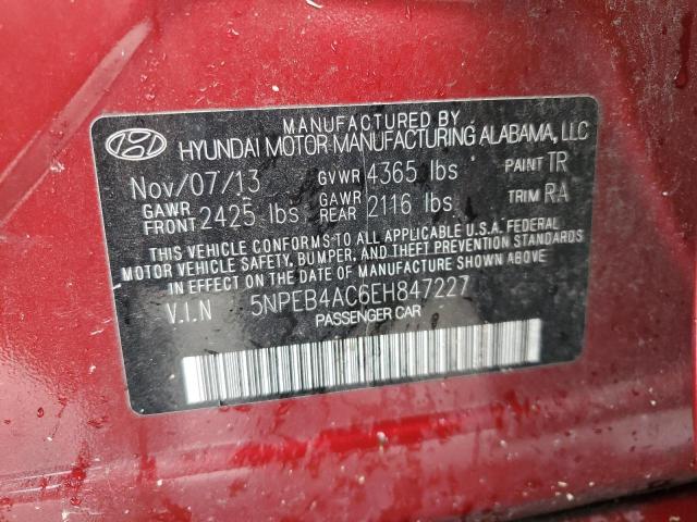 Photo 11 VIN: 5NPEB4AC6EH847227 - HYUNDAI SONATA GLS 