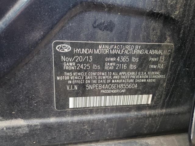 Photo 11 VIN: 5NPEB4AC6EH855604 - HYUNDAI SONATA 