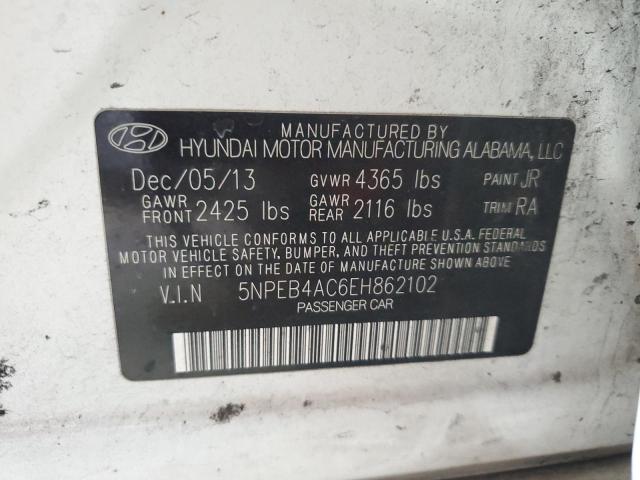 Photo 11 VIN: 5NPEB4AC6EH862102 - HYUNDAI SONATA GLS 