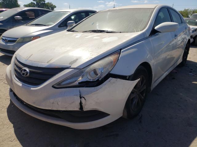 Photo 1 VIN: 5NPEB4AC6EH864092 - HYUNDAI SONATA GLS 